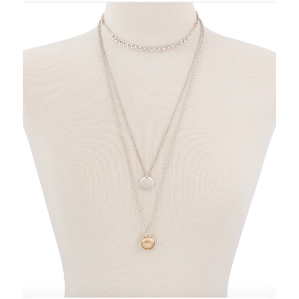 Lucky 🍀 Two-Tone 12” Layered necklace